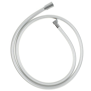 PVC Shower Hose - 1500mm, Silver / Polished Chrome