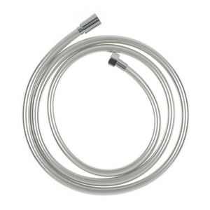 PVC Shower Hose - 2000mm, Silver / Polished Chrome