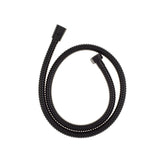 Stainless Steel Shower Hose - 1000mm, Matte Black