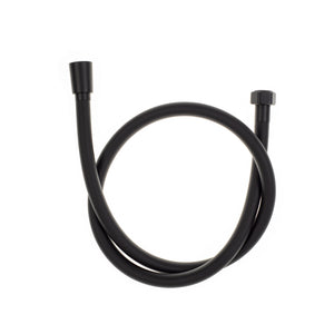 PVC Shower Hose - 1000mm, Matte Black