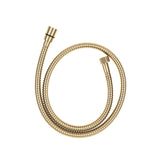 Stainless Steel Shower Hose - 1000mm, Brushed Brass (Gold)