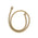 Stainless Steel Shower Hose - 1000mm, Brushed Brass (Gold)