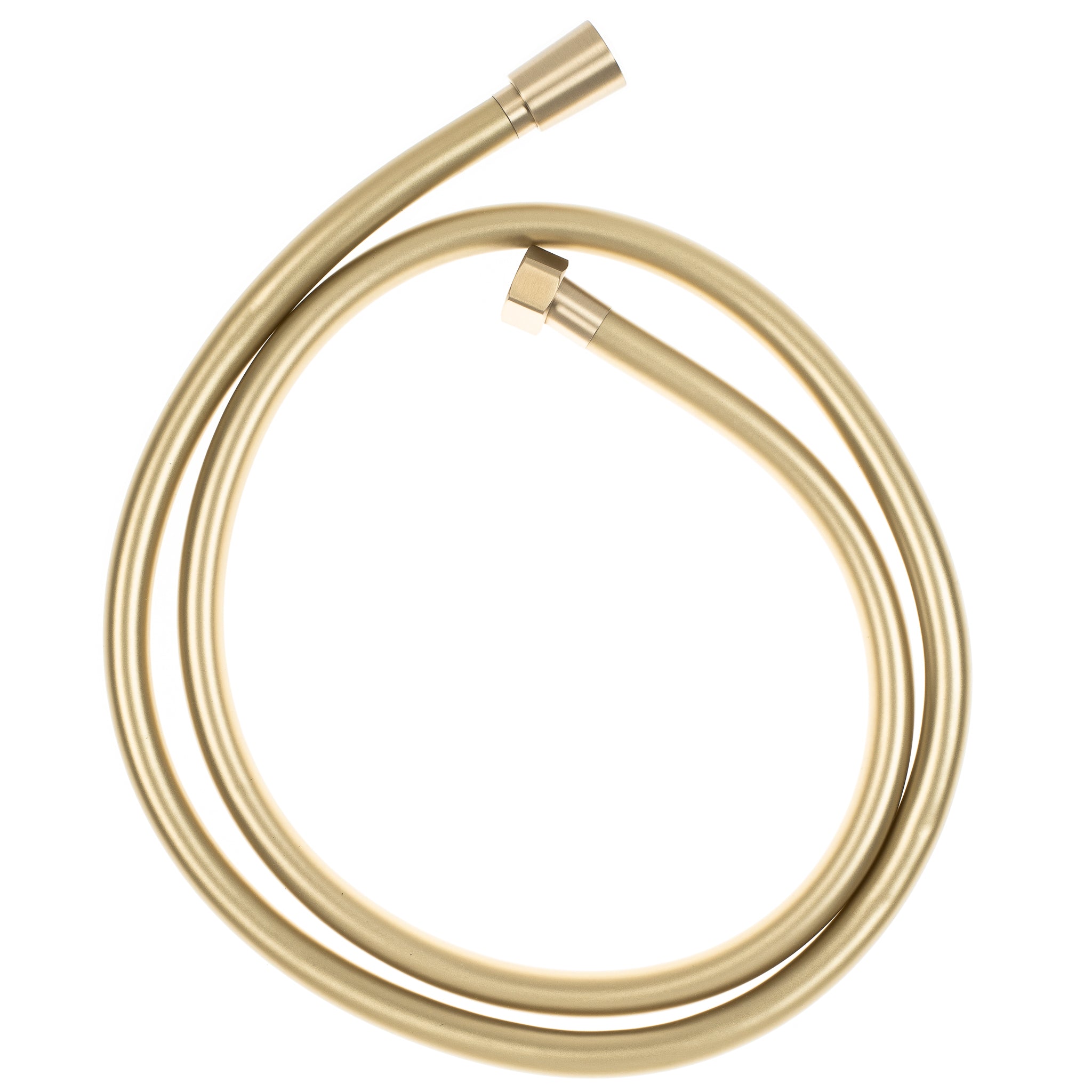 PVC Shower Hose - 1500mm, Brushed Brass (Gold)