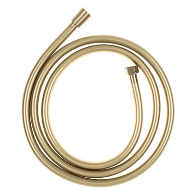 PVC Shower Hose - 2000mm, Brushed Brass (Gold)