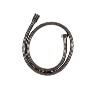Stainless Steel Shower Hose - 1000mm, Brushed Gunmetal