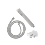 Tube Round Hand Shower with Holder, Polished Chrome