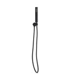 Tube Round Hand Shower with Holder, Matte Black