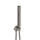 Tube Round Hand Shower with Holder, Brushed Gunmetal