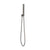 Tube Round Hand Shower with Holder, Brushed Gunmetal