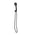 Profile Round 3-Function Hand Shower with Holder, Matte Black