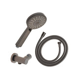 Profile Round 3-Function Hand Shower with Holder, Brushed Gunmetal