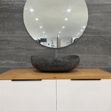 Circa Round 750mm Frameless Mirror with Polished Edge
