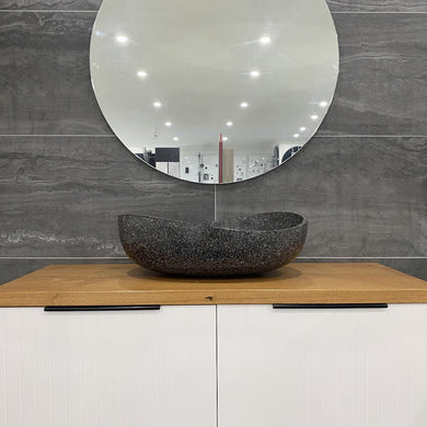 Circa Round 750mm Frameless Mirror with Polished Edge