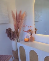 *Clearance* Arco Arch 600mm x 800mm LED Mirror with Frosted Glass Border and Demister