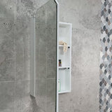 Radiant Jewel 450mm x 900mm Mirrored Shaving Cabinet, Matte White