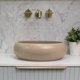 Disco Plus 415mm Above-Counter Basin, Matte Cappuccino