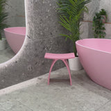 Byron Egg 1600mm Oval Freestanding Bath, Matte Pink - SPECIAL EDITION