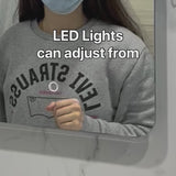 Circa Round 700mm Backlit LED Mirror with Polished Edge and Demister