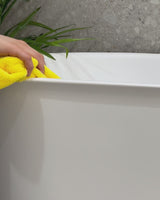 Mayfair Classic 1700mm Floating Oval Freestanding Bath, Gloss White *Clearance Stock*