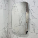 Riri Oblong 600mm x 900mm Frontlit and Backlit LED Frameless Mirror with Frosted Glass Border and Demister