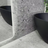 Byron Egg 1700mm Oval Freestanding Bath, Matte Black