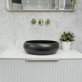 Disco Plus 415mm Above-Counter Basin, Matte Black