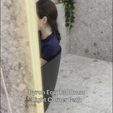 Byron Egg 1300mm Right Corner Freestanding Bath, Matte Black