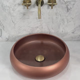 Disco Plus 415mm Above-Counter Basin, Matte Rossa