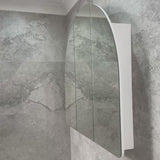 Arco Arch 1150mm x 1000mm Mirrored Shaving Cabinet, Matte White