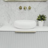Disco Plus 415mm Above-Counter Basin, Matte White