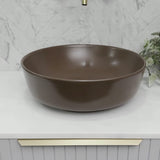 Dove 415mm Above-Counter Basin, Matte Mocha