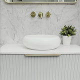 Disco Plus 415mm Above-Counter Basin, Gloss White