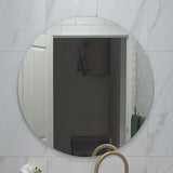 *Clearance* Circa Round 1100mm Backlit LED Frameless Mirror with Polished Edge and Demister