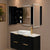 Retti Rectangular 1200mm x 750mm Frontlit LED Mirrored Shaving Cabinet, Matte Black