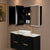 Retti Rectangular 1200mm x 750mm Frontlit LED Mirrored Shaving Cabinet, Matte Black