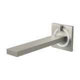 Phoenix Ortho Wall Basin/ Bath Mixer Set 200mm | Matte Brushed Nickel |