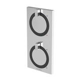 Phoenix Ortho Twin Shower/ Wall Mixer | Chrome |