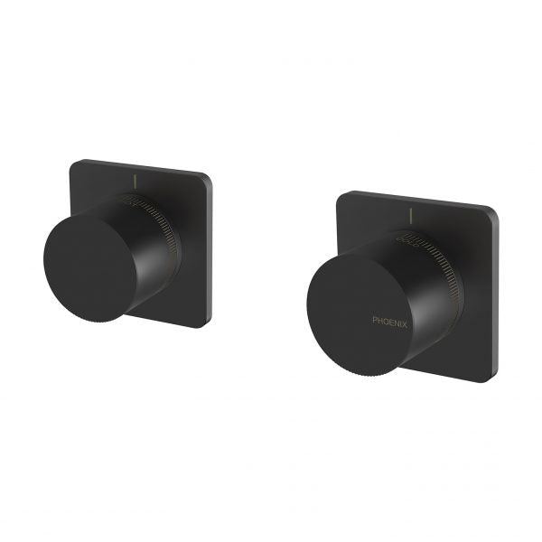 Phoenix Toi Wall Top Assemblies Available in Standard and Extended Spindles | Matte Black |