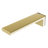 Phoenix Alia Wall Basin / Bath Outlet 200mm | Brushed Gold |