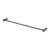 Phoenix Vivid Slimline Single Towel Rail 600mm | Brushed Carbon |