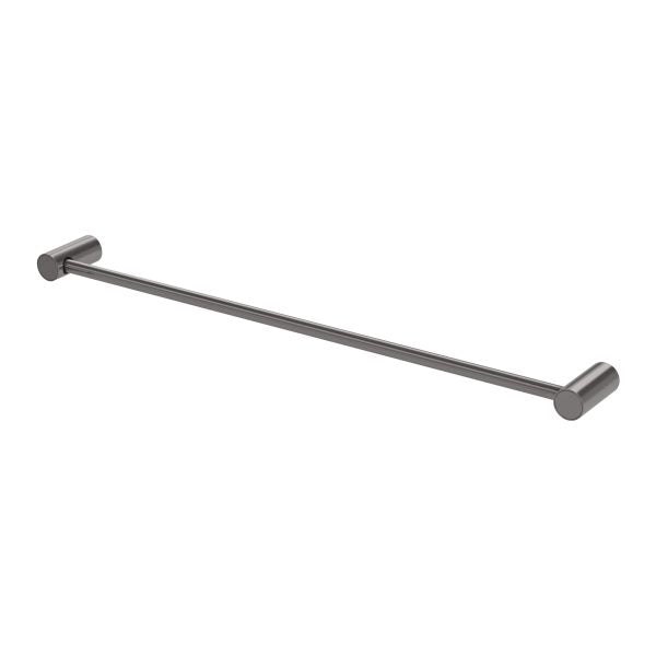 Phoenix Vivid Slimline Single Towel Rail 600mm, Brushed Carbon