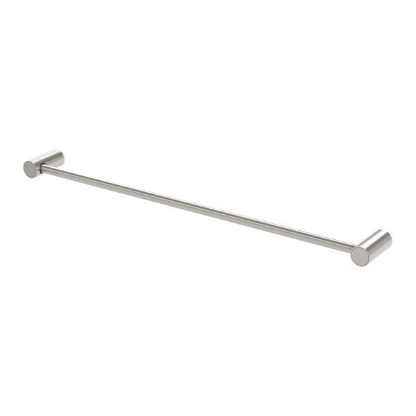 Phoenix Vivid Slimline Single Towel Rail 600mm, Brushed Nickel
