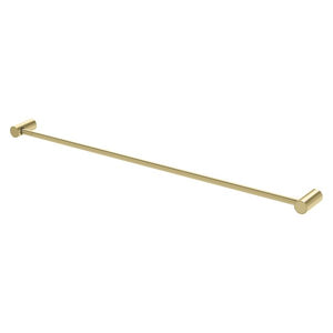Phoenix Vivid Slimline Single Towel Rail 800mm | Brushed Gold |