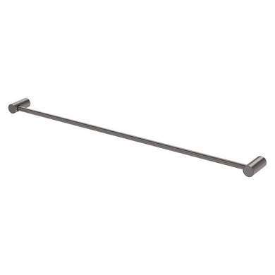 Phoenix Vivid Slimline Single Towel Rail 800mm | Brushed Carbon |