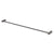 Phoenix Vivid Slimline Single Towel Rail 800mm | Brushed Carbon |