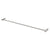Phoenix Vivid Slimline Single Towel Rail 800mm | Brushed Nickel |
