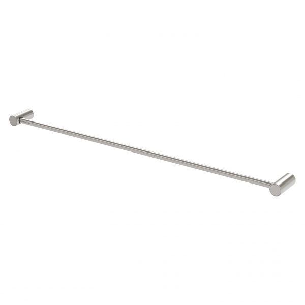 Phoenix Vivid Slimline Single Towel Rail 800mm, Brushed Nickel