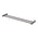 Phoenix Vivid Slimline Double Towel Rail 600mm | Brushed Carbon |