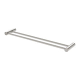 Phoenix Vivid Slimline Double Towel Rail 600mm | Brushed Nickel |