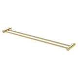 Phoenix Vivid Slimline Double Towel Rail 800mm | Brushed Gold |